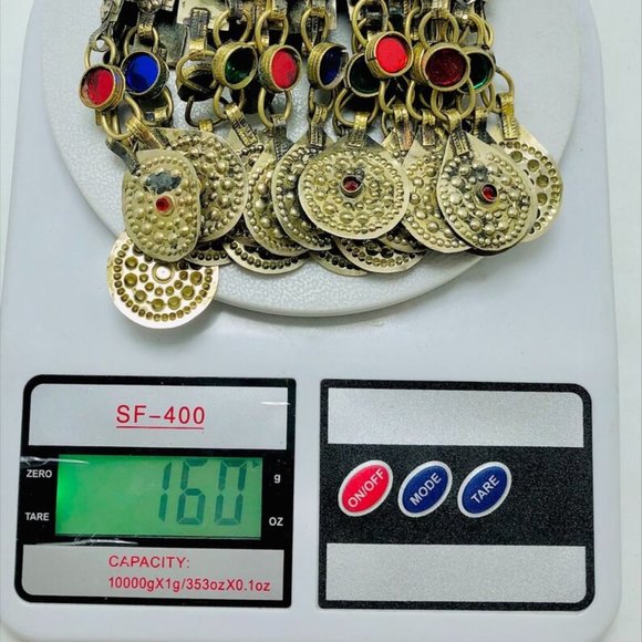 Handmade Choker Necklace, Long Dangling Tassels Fish Motif Necklace - Picture 14 of 14